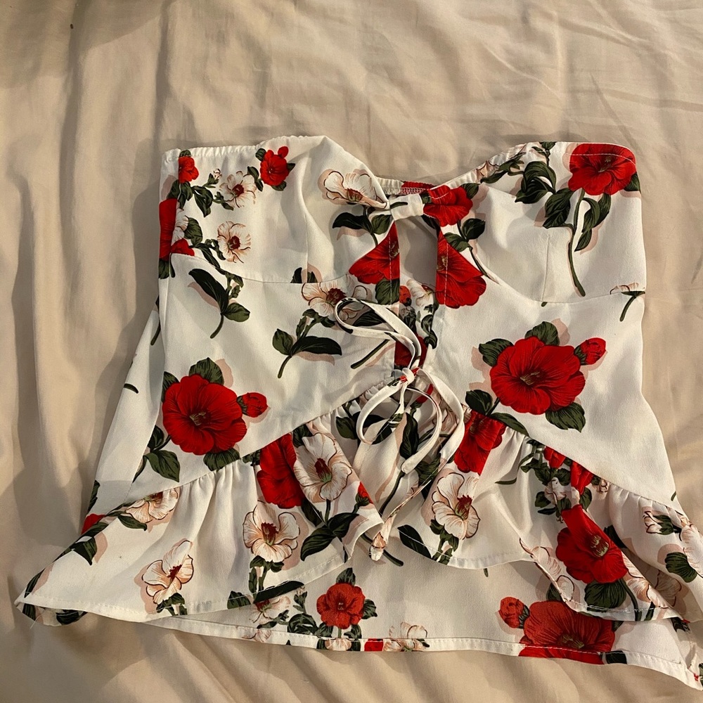 Nasty Gal Floral Top